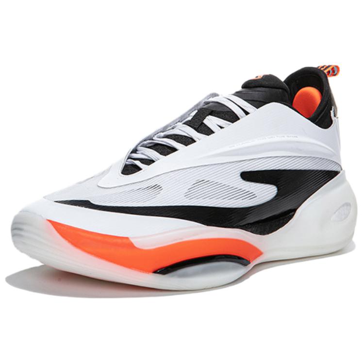 Erke Humble 2.0 Cushioning Slip Resistant Rebound Low top Cushioning Gel Basketball Shoes Men’s White Black