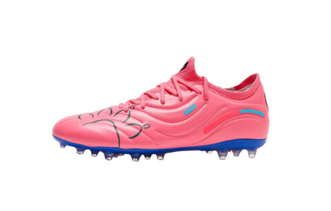 KELME MG Multi Ground Artificial Turf Cushioning Slip Resistant Abrasion Resistant Soccer Shoes Unisex Pink