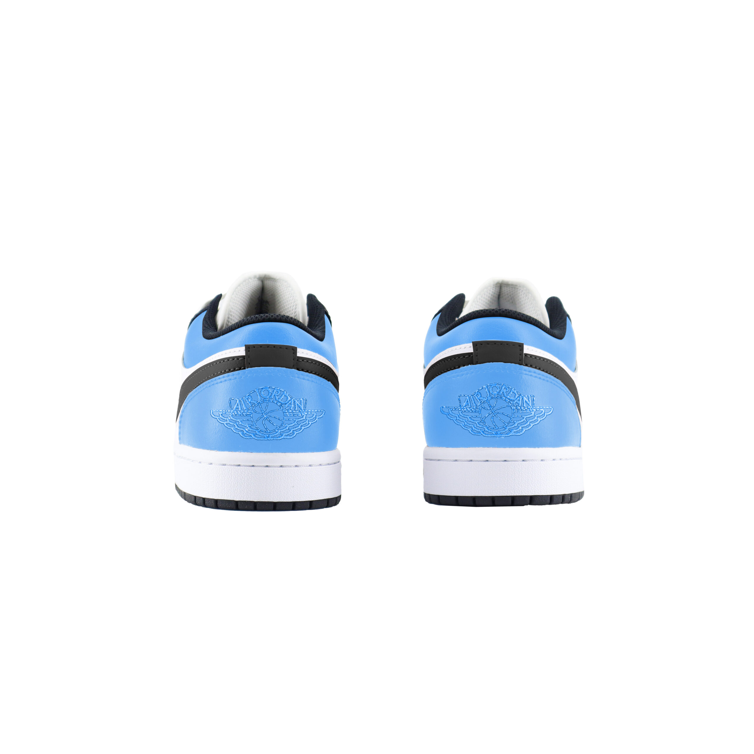 Jordan Air Jordan 1 Low Abrasion Resistant Abrasion Resistant Low top Vintage Basketball Shoes Unisex Black Blue
