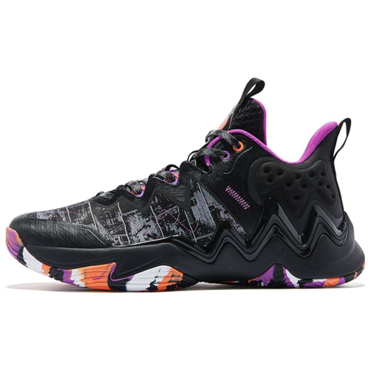 QIAODAN Q KUNGFU Rebound Technology Textile, Synthetic Leather, TPU Breathable And Resilient Low top Basketball Shoes
