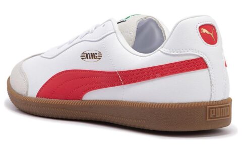 PUMA King 21 It Football Boots ‘White Red Brown’