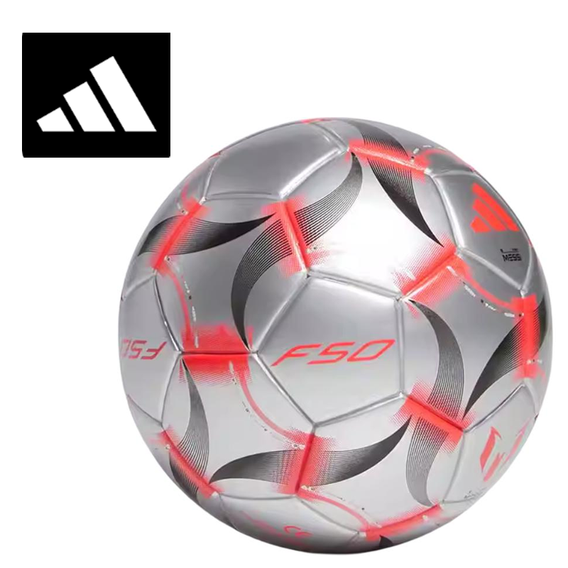 Adidas Size 1 Soccer Ball Pu Seamless Thermal bonding Unisex Red Gray