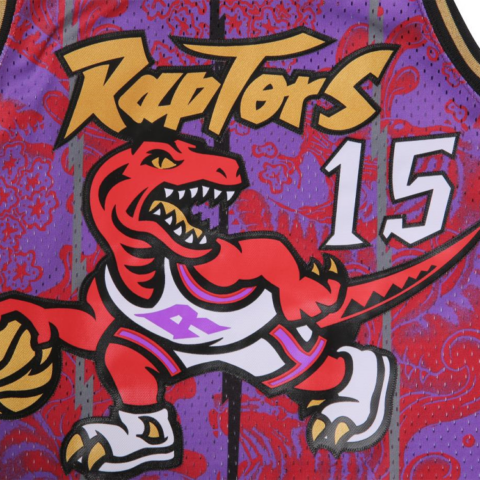 Mitchell & Ness Vince Carter Toronto Raptors 1998-99 Asian Heritage Swingman Jersey