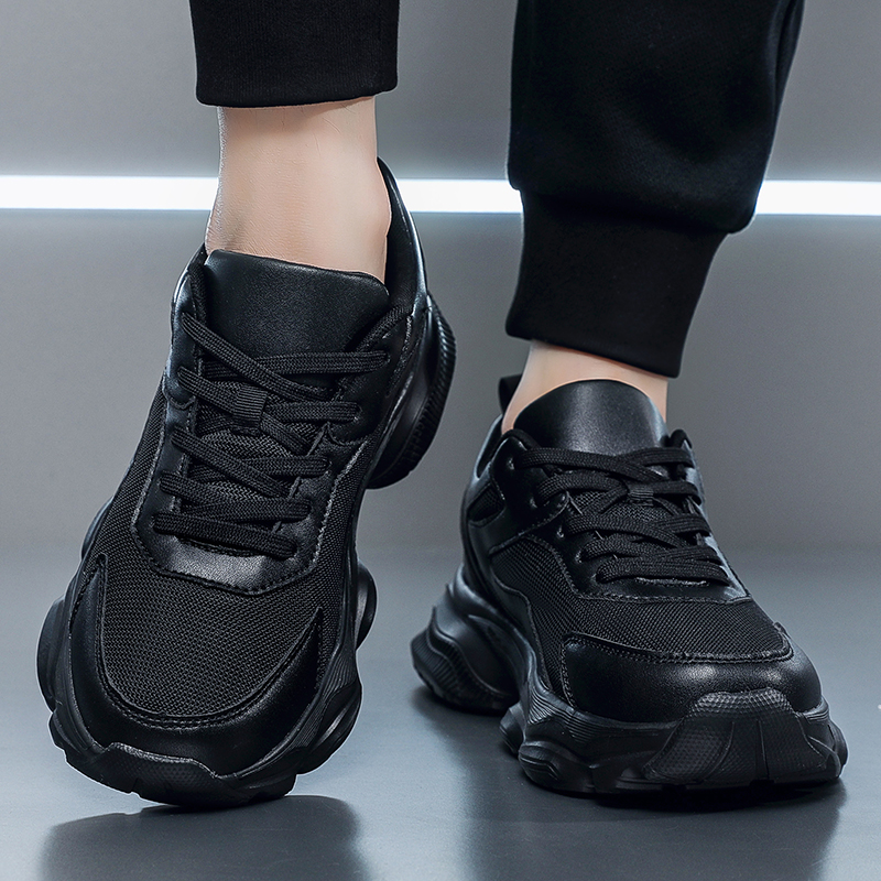 HEIWEILU Breathable Lightweight Breathable And Lightweight Low top Casual Running Shoes Men’s