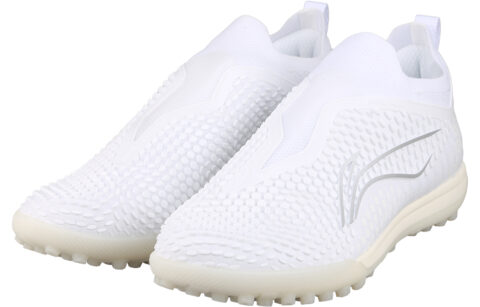 Li Ning TF Turf Artificial Turf Fabric Cushioning Soccer Shoes Men’s White