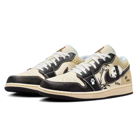 Jordan Air Jordan 1 Black White, Mommy Love Abrasion Resistant Slip Resistant Low top Vintage Basketball Shoes Men’s