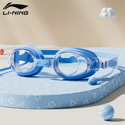 Li Ning Swim Goggles Polycarbonate, Silicone Swim Diving Kids’