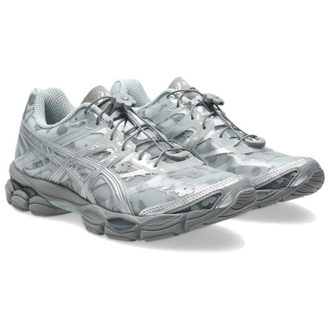 CECILIE BAHNSEN x ASICS Gel Cumulus 16 Mesh, Textile, Synthetic Leather Low top Running Shoes Women’s Gray Silver