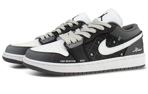 Jordan Air Jordan 1 Unique Low top Vintage Basketball Shoes Unisex Black