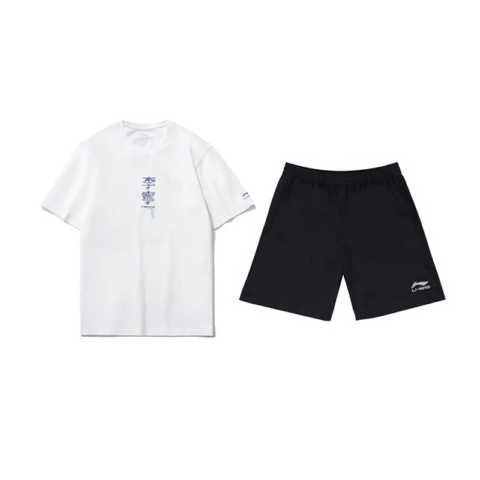 Li Ning Casual Sportswear Unisex White+Black