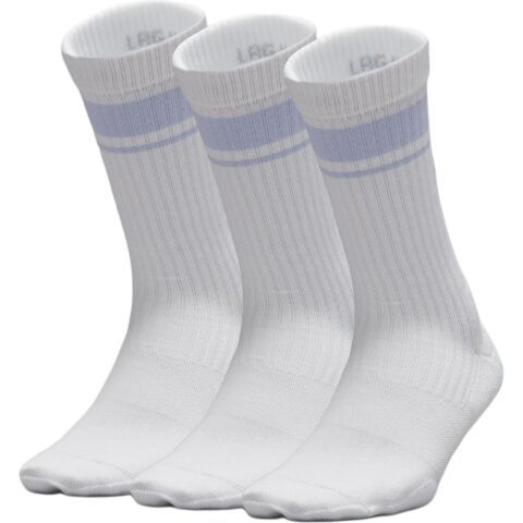 Lululemon Crew Socks Men’s 3 Pack Hishe Ethyl Ether Green/Hishe Grape Thistle/Hishe Belgian Blue