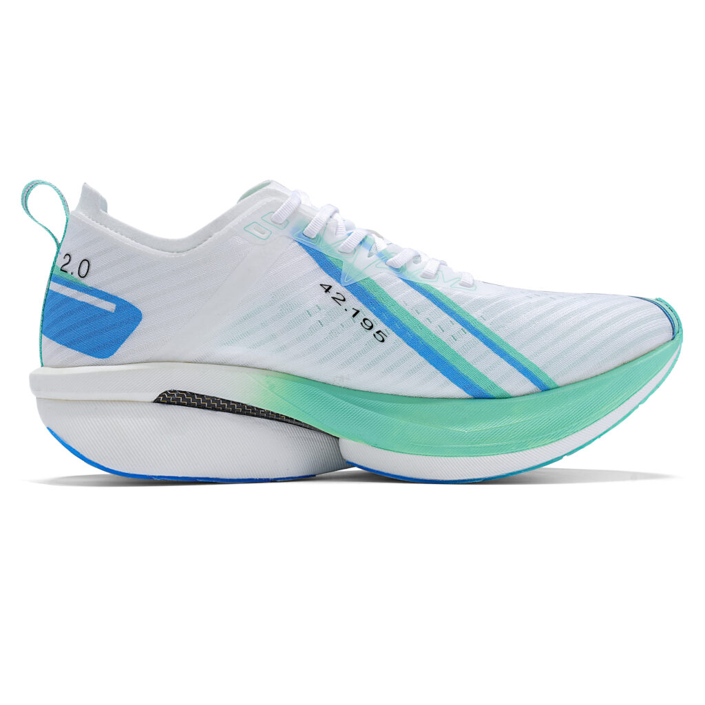 IRUNSVAN Running Shoes Box Unisex Mismatched Pink And Green Mountains