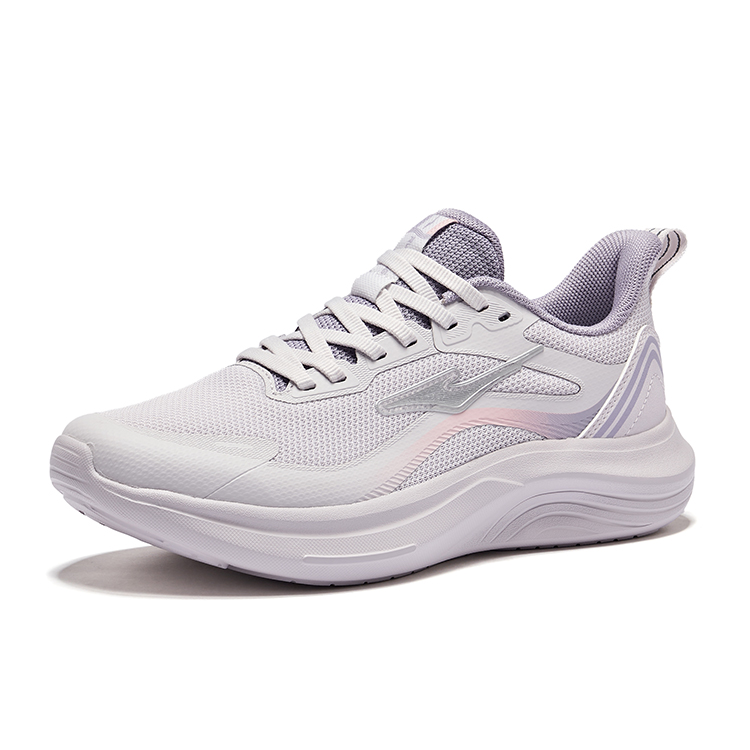 Erke Cushioning Rebound Cushioning Rebound Low top City Commuting Running Shoes Women’s Morning Mist Purple Mineral