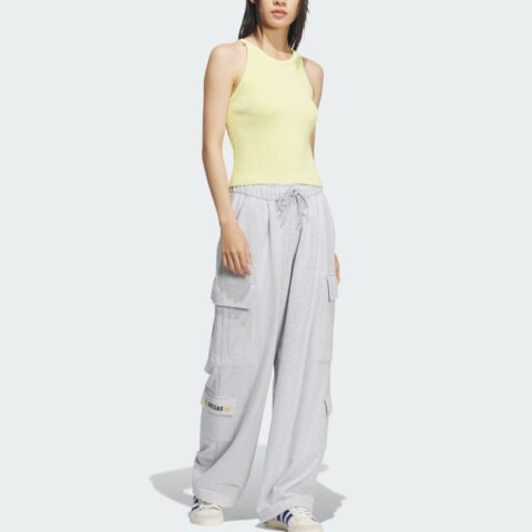 Adidas Originals Top SS25 PREMIUM FULLY FASHIONED TANK Sport Vests Women’s Powder Yellow
