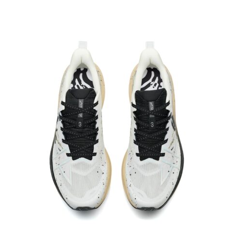 XTEP 2000km 3.0 Low top Training Physical Fitness Test & Exam City Commuting Running Shoes Men’s Sail White Black Clay
