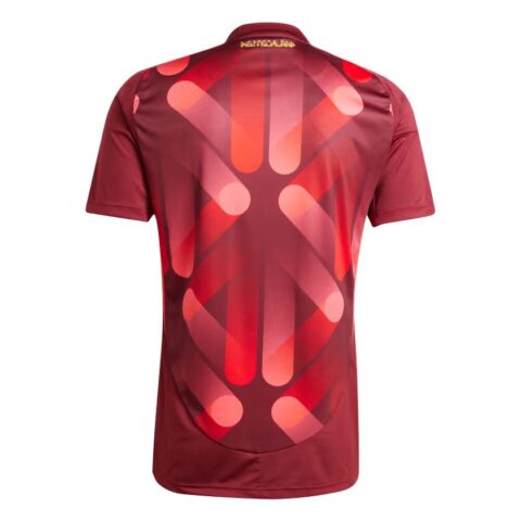 Adidas SS25 Soccer Jersey Men’s Preppy Red