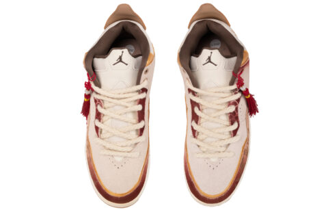 Jordan Courtside 23 Abrasion Resistant Mid top Vintage Basketball Shoes Men’s Brown