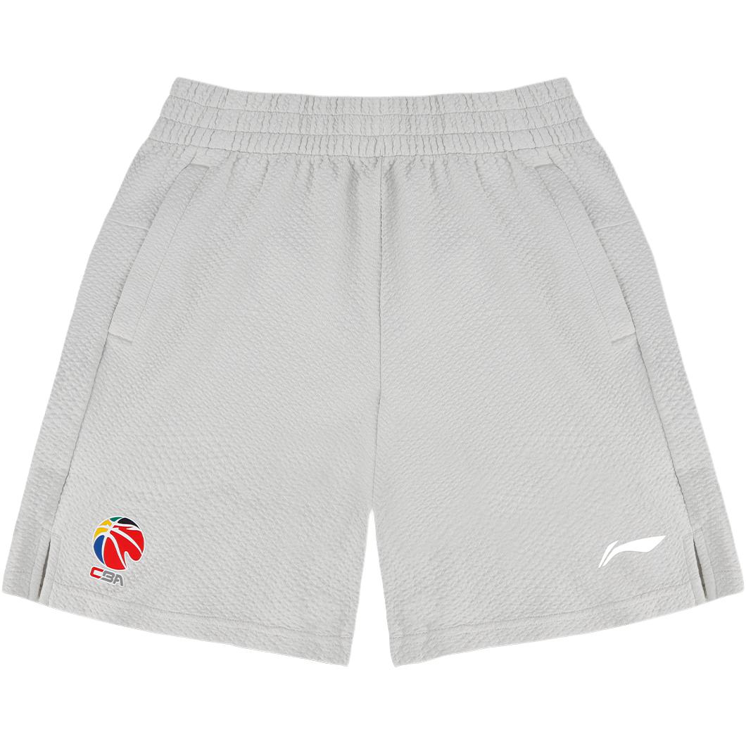 Li Ning Sports Shorts Unisex White Birch Gray Moderate