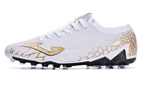 Joma Synthetic Leather Slip Resistant Abrasion Resistant Soccer Shoes Men’s White