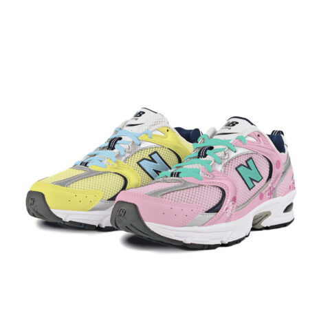 New Balance NB 530 Abrasion Resistant Low top Running Shoes Unisex Yellow Pink