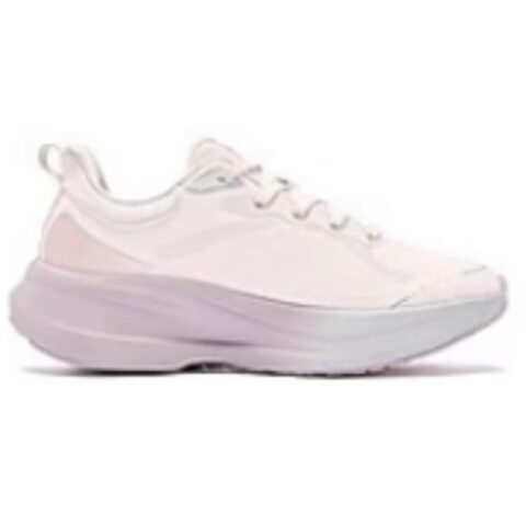 QIAODAN Iridescent 5.0 Synthetic Leather Slip Resistant Abrasion Resistant Low top Running Shoes Women’s Pink Purple