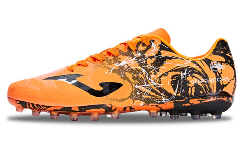 Joma MG Multi Ground Artificial Turf Slip Resistant Abrasion Resistant Soccer Shoes Men’s Orange White