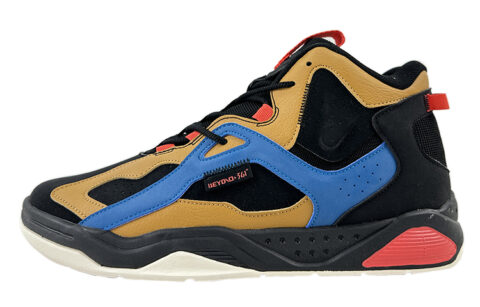 361° Comfortable Abrasion Resistant Abrasion Resistant Mid top Basketball Shoes Men's Black Yellow