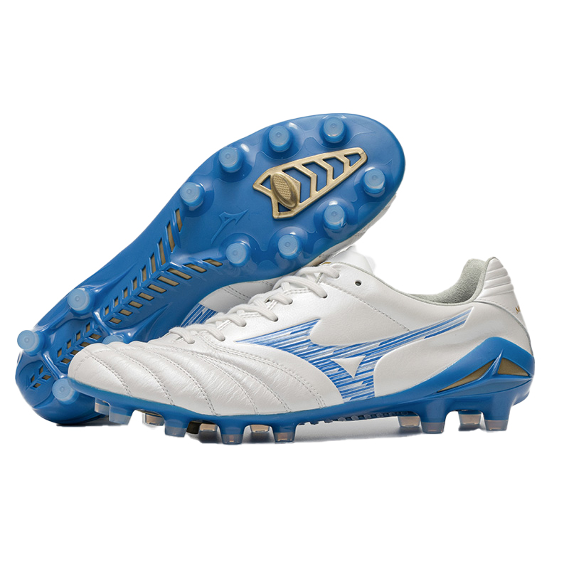 Mizuno Monarcida Neo 3 Fashion Abrasion Resistant Soccer Shoes Men’s White Blue