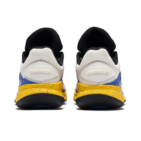 Erke Qianxun TD Cushioning Rebound Anti Rollover Low top Basketball Shoes Men’s Microcrystal White Starry Blue