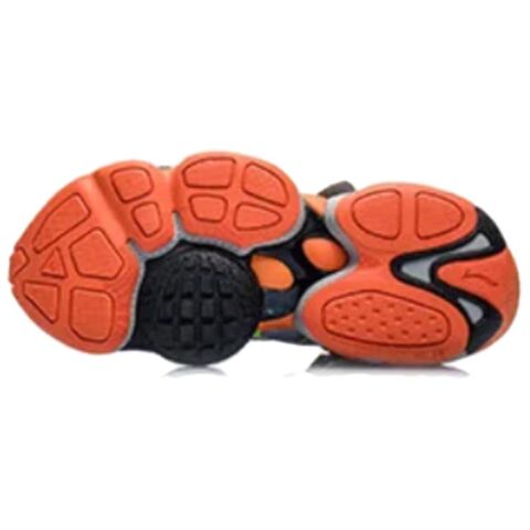 Li Ning New York Fashion Week Runway Style ACE High top Vintage Basketball Shoes Men’s Orange Black