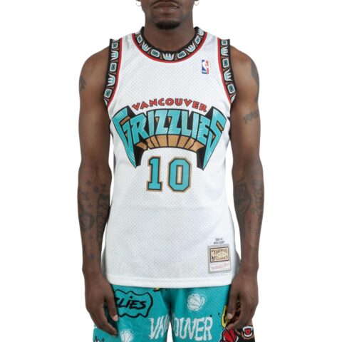 Mitchell & Ness Vancouver Grizzlies Home 1998 99 Mike Bibby Swingman Jersey