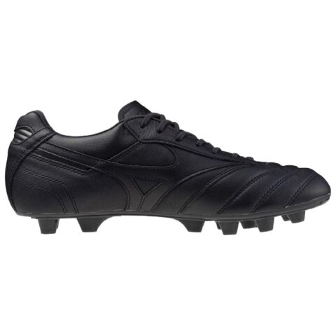 Mizuno MORELIA 2 Artificial Leather, Leather Slip Resistant Abrasion Resistant Soccer Shoes Unisex Black