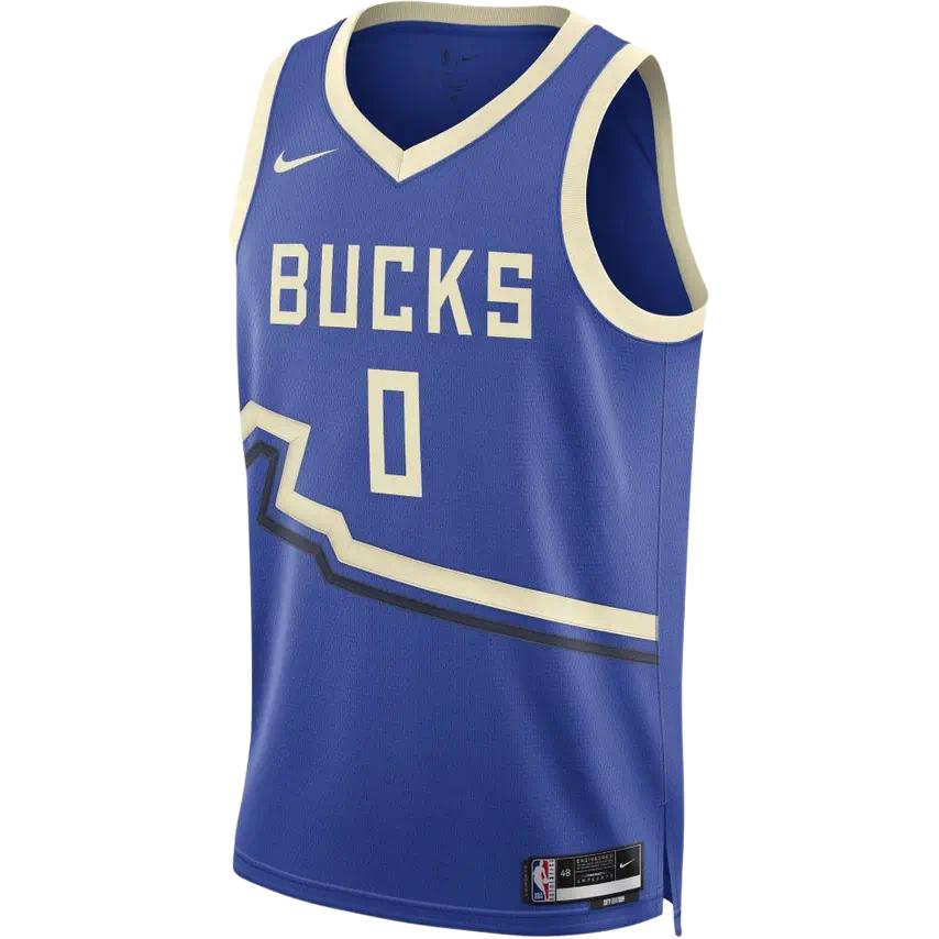 Nike Damian Lillard Milwaukee Bucks 2024/25 City Edition Men’s Nike Dri FIT Nba Swingman Jersey