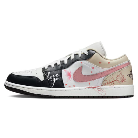 Jordan Air Jordan 1 Vintage Basketball Shoes Men’s Low Top White/Black