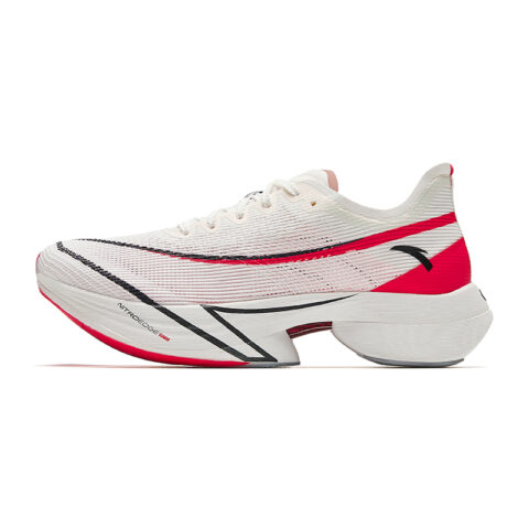 Anta C10 Pro Slip Resistant Abrasion Resistant Cushioning Low top Casual Running Shoes Women’s White Red Black
