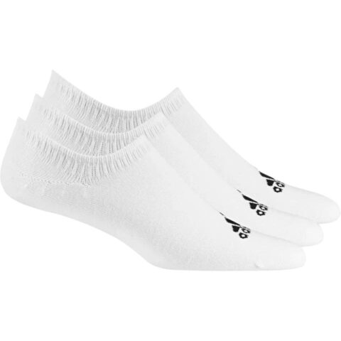 Adidas No Show Socks Unisex 3 Pack White