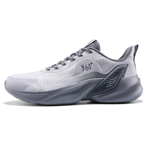 361° Cushioning Slip Resistant Abrasion Resistant Low top Training Sprint Running Shoes Men’s Gray