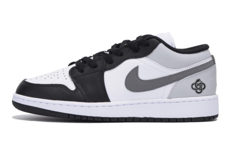 Jordan Air Jordan 1 Puppy Fragment, Year Of The Snake Abrasion Resistant Low top Vintage Basketball Shoes Men’s Black