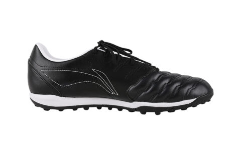 Li Ning TF Turf Cushioning Slip Resistant Abrasion Resistant Soccer Shoes Men’s Black