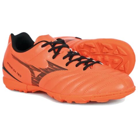 Mizuno Monarcida TF Turf Cushioning Slip Resistant Abrasion Resistant Soccer Shoes Men’s Orange
