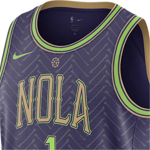 Nike Zion Williamson New Orleans Pelicans 2024/25 City Edition Men’s Nike Dri FIT Nba Swingman Jersey