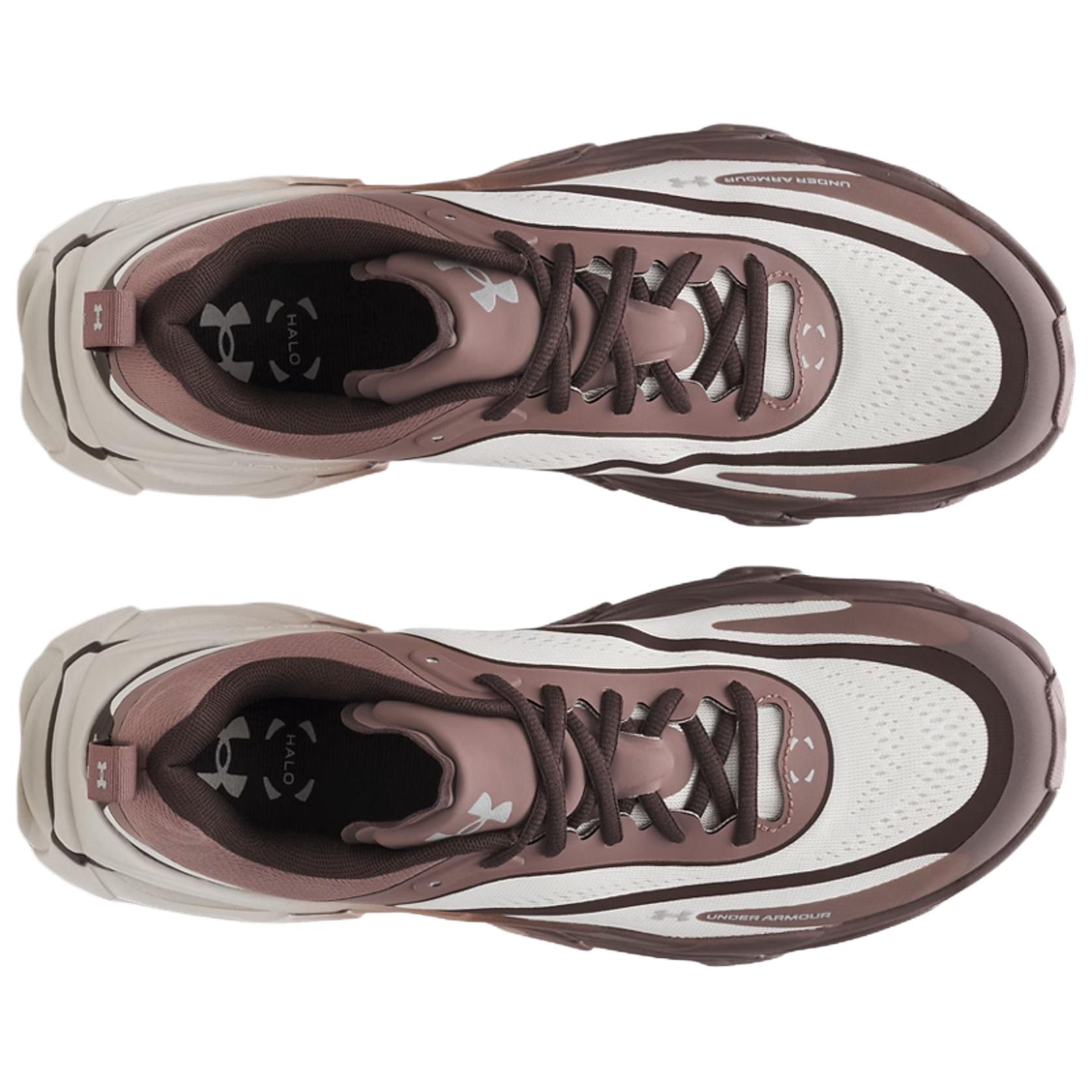Under Armour Halo Racer Breathable Support Rebound Running Shoes Men’s Brown White