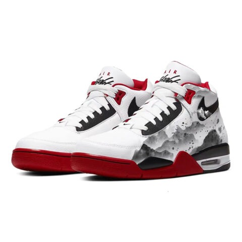 Nike Flight Legacy Vintage Basketball Shoes Men’s Mid Top Red/White