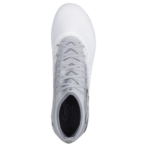 Skechers RAZOR 1.5 ELITE Soccer Shoes Unisex White Silver