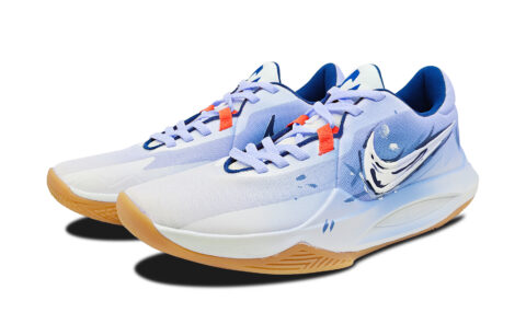 Nike Precision 6 Trendy Coverage Impact Resistant Coverage Impact Resistant Low top Basketball Shoes Men’s Sky Blue