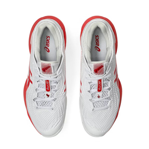ASICS Court Ff 3 Novak White Electric Red