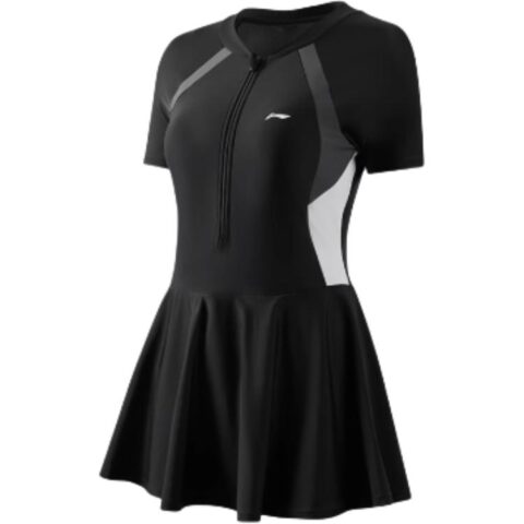 Li Ning One piece Swimsuit Women's Black & White