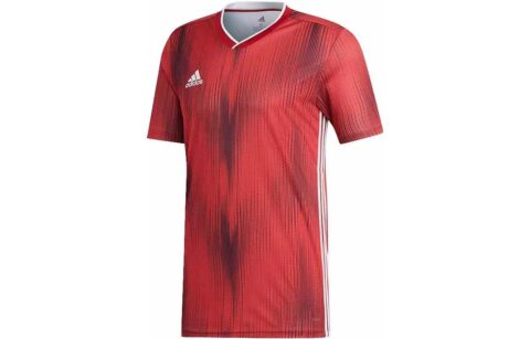 Adidas Soccer Jerseys Men's Red Moderate Straight Fit