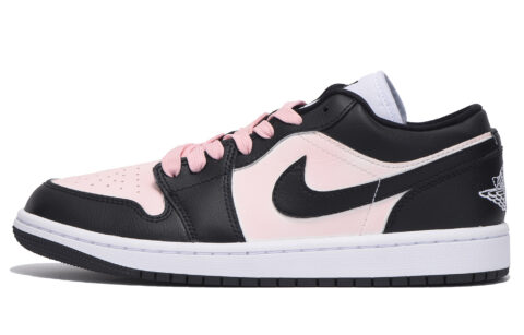 Jordan Air Jordan 1 Slip Resistant Coverage Low top Vintage Basketball Shoes Women’s Pink
