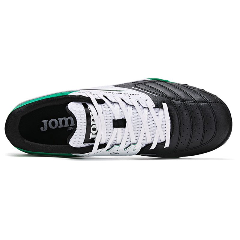 Joma TF Turf Synthetic Leather Cushioning, Wear Resistant Soccer Shoes Men’s Black